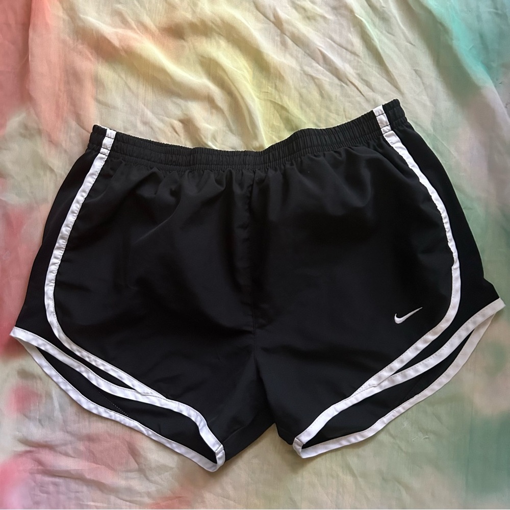 Nike Women's Dri-FIT Tempo Running Shorts-Black/White
